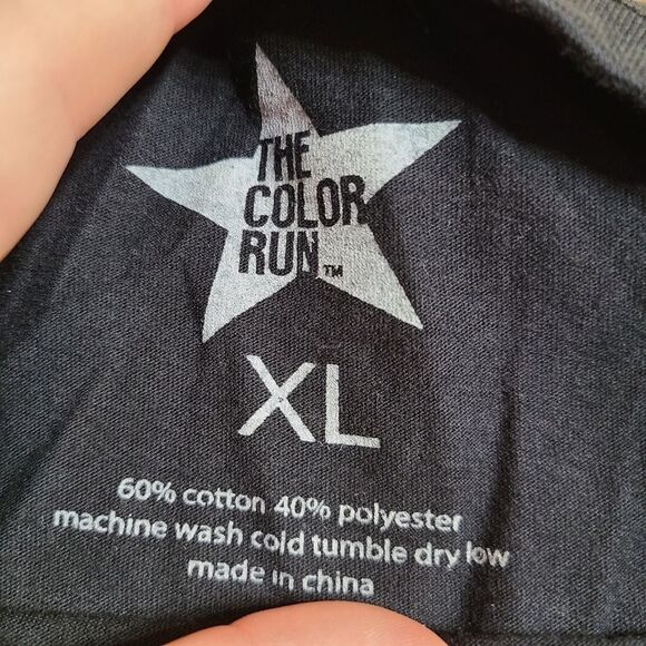 The Color Run Night Tee Shirt XL - Picture 3 of 4